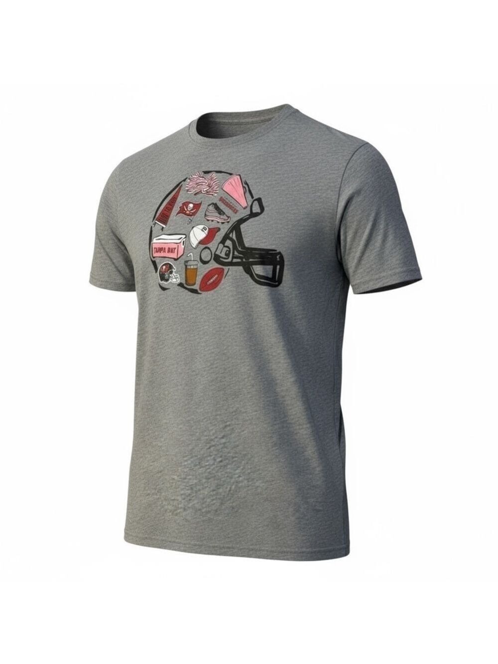 Team Apparel Buccaneers Gray T-Shirt Women's Small